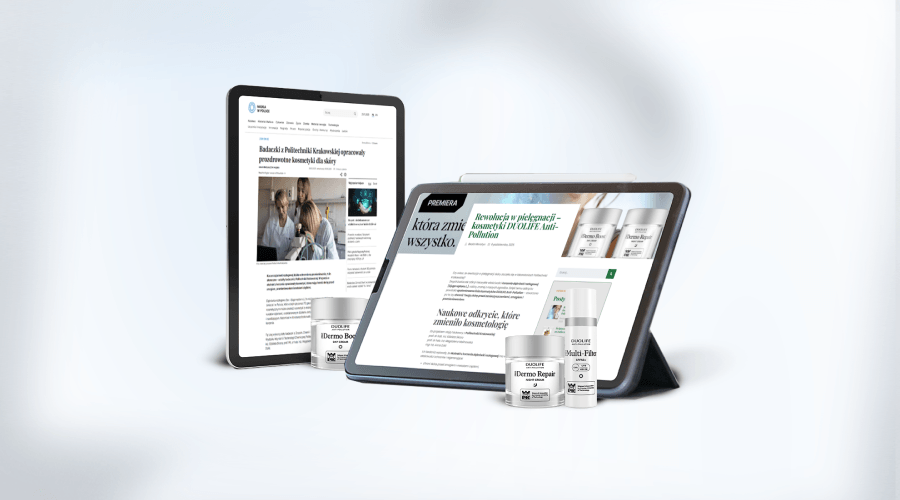 DUOLIFE Anti-Pollution — our new cosmetic line is being discussed by the largest scientific and industry portals in Poland!